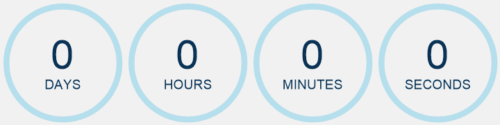 Clock counting down to Election Day (November 3rd).