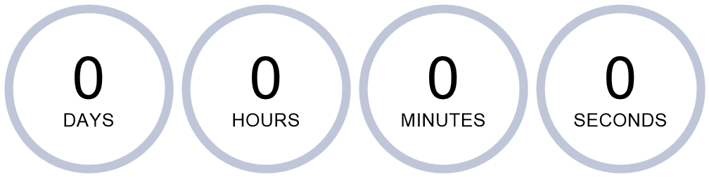 Countdown to the midterm elections, November 8th 11:59 PM