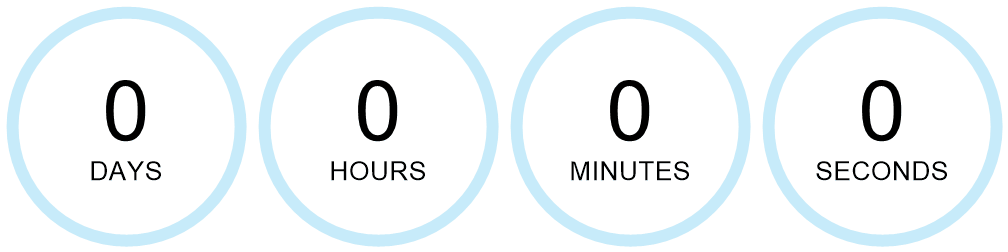 Countdown clock to Nov 6, 7:00pm