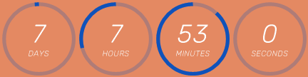 Early bird discount countdown