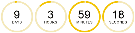 Memorial Day sale countdown timer