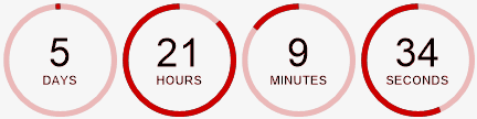 July 4th stock-up sale countdown timer