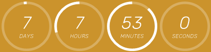 Early bird discount countdown