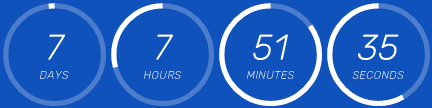 Early bird discount countdown