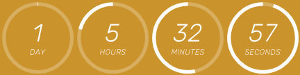Early bird discount countdown