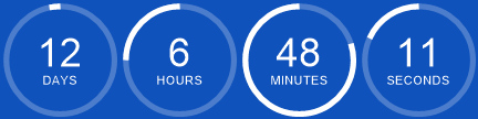 Early Bird Sale countdown timer