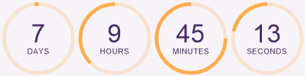 Time remaining in the Halloween sale